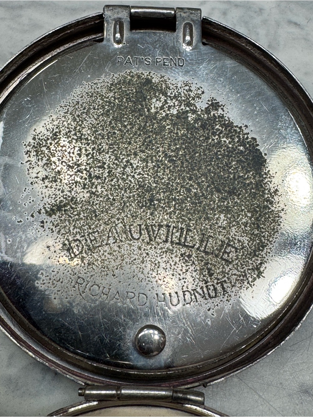 Antique 1920s Richard Hudnut Deauville Art Deco Double Makeup Compact collector - Picture 10 of 16